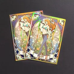 60pc One Piece Trading Card Yami Robin Yamato Opcg Card Sleeves 66x91mm Standard - Image 4
