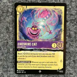 Disney Lorcana WitW Cheshire Cat 60/204 Super Rare - Image 1
