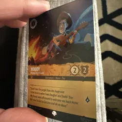 Disney Lorcana Wilds Unknown Woody Waiting for a Friend 205/204 Epic Foil - Image 2