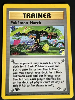 Pokemon TCG Pokemon March Neo Genesis 102/111 First Edition - Image 1