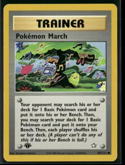 Pokemon March 102/111 1st Edition - Pokemon TCG Neo Genesis - Image 1