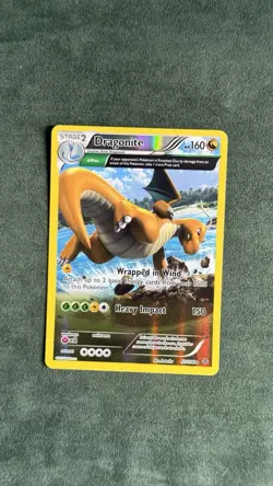 NEAR MINT Pokemon TCG Dragonite XY Roaring Skies 52/108 Reverse Holo Rare Card - Image 1