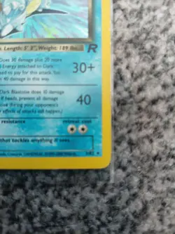 Pokemon Cards Team Rocket 1st Edition Rare Holo Dark Blastoise 3/82 WOTC - Image 4