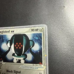 Pokemon Registeel ex Ultra Rare Holo 100/106 EX Emerald 2005 Pokemon TCG Card - Image 4