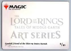 Gandalf, Friend of the Shire Art Card #5 S Art Series: The Lord of the Rings - Image 2