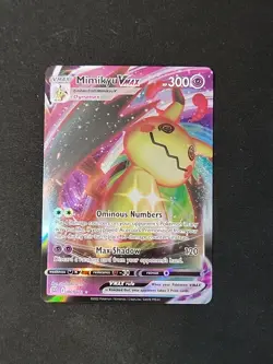 Pokemon Mimikyu VMAX Holo Ultra Rare TCG Card Brilliant Stars 069/172 - Image 1