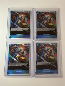 Crocodile OP13-046 Carrying On His Will 4 Foil Card Play Set Lot One Piece - Image 1