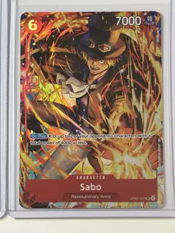 Sabo OP05-007 Illustration Box Vol. 5 Promo 4 Card Play Set Lot One Piece - Image 5