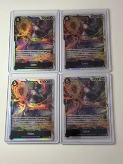 Sabo OP04-083 The Best Vol. 2 Premium Booster Play Set 4 Card Lot - Image 1