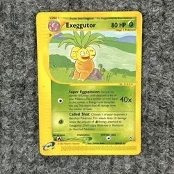 Vintage Pokemon Aquapolis Exeggutor 12/147 Rare Card NM - Image 1