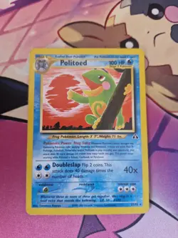 Politoed 27/75 Neo Discovery WOTC Pokemon Card - Image 1