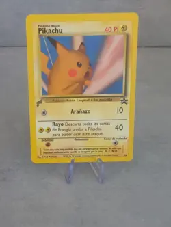 Pokemon Card Snap Pikachu 26 Black Star Promo NM WOTC Spanish - Image 1