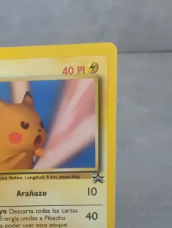 Pokemon Card Snap Pikachu 26 Black Star Promo NM WOTC Spanish - Image 3
