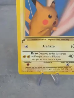 Pokemon Card Snap Pikachu 26 Black Star Promo NM WOTC Spanish - Image 5