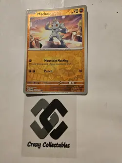 Pokemon Cards Machop 066/165 Reverse Holo 151 Nr Mint Card - Image 1