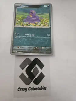 Pokemon Cards Ekans 023/165 Reverse Holo 151 Near Mint - Image 1
