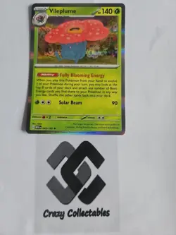 Pokemon Cards Vileplume 045/165 Holo 151 Nr Mint Card - Image 1