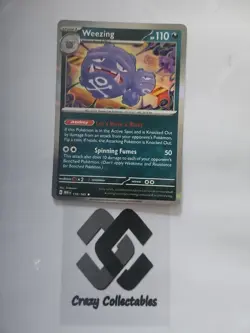 Pokemon Cards Weezing 110/165 Holo 151 Nr Mint Card - Image 1