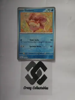 Pokemon Cards Goldeen 118/165 Reverse Holo 151 Nr Mint Card - Image 1