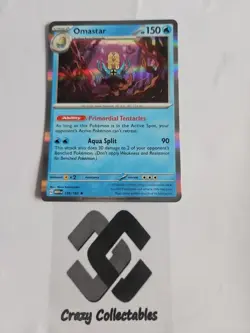 Pokemon Cards Omastar 139/165 Holo 151 Nr Mint Card - Image 1