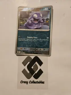 Pokemon Cards Grimer 088/165 Reverse Holo 151 Nr Mint Card - Image 1
