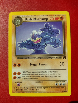 Dark Machamp Pokemon Card 27/82 - Team Rocket Rare - Near Mint #1 - Image 1
