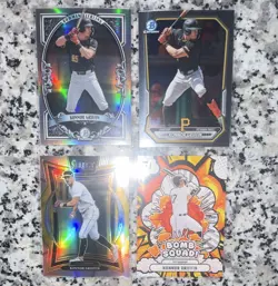 Topps Konnor Griffin Pirates 4-Card Lot 2025-26 Bowman Chrome/Sterling Select - Image 1