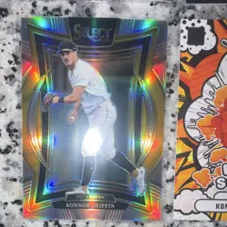 Topps Konnor Griffin Pirates 4-Card Lot 2025-26 Bowman Chrome/Sterling Select - Image 5