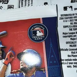 Lot of 4 2022 Topps Baseball UK Edition (10) Card pack - Sealed/Unopened RARE - Image 3