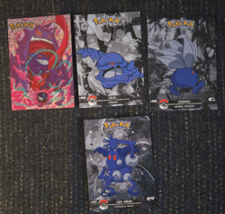 Pokemon Crystal Card Collection 4-Card Lot Gengar Muk Oddish Mr. Mime 2025 - Image 1