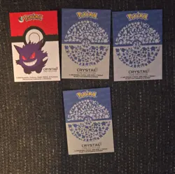 Pokemon Crystal Card Collection 4-Card Lot Gengar Muk Oddish Mr. Mime 2025 - Image 2