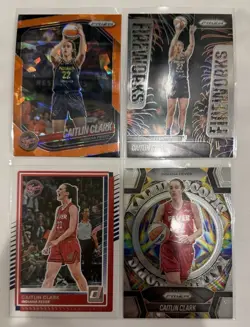 Prizm/Donruss WNBA 2025 Indiana Fever Caitlin Clark 4-Card Lot - Image 1