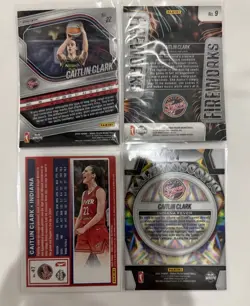 Prizm/Donruss WNBA 2025 Indiana Fever Caitlin Clark 4-Card Lot - Image 2