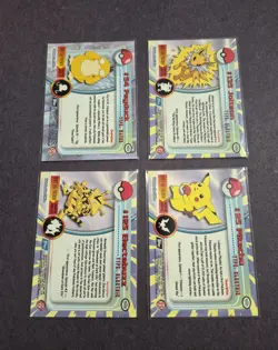Topps Pokemon TV Animation Edition 1999 4-Card Lot - Image 2