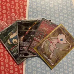 Pokemon TCG 151 SEALED Promo Set Snorlax 051, Mewtwo 052, Mew 053, Metal Mew 205 - Image 1