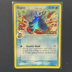Bagon Delta Species Reverse Holo Card 43/101 Dragon Frontiers LP EX - Image 1