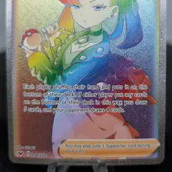 Pokemon Marnie Secret Rare Sword & Shield Base Set SWSH01: (Secret) 208/202 NM - Image 2