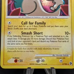 Pokemon TCG Pachirisu LV.30 5/106 Great Encounters Holo Rare NM 2008 ⭐ - Image 2