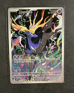 Pokemon TCG Xerneas Illustration Rare Full Art Holo 091/086 Chaos Rising NM - Image 4