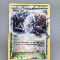 Pokemon Battle City BW39 Black Star Promo Trainer Stadium Holo Mewtwo LP⭐ - Image 1