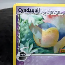 Pokemon Cyndaquil EX Dragon Frontiers Reverse Holo Stamped TCG Card 45/101 MP - Image 3