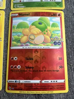 Lot Of 4 Pokemon Go Cards NM Holo - Snorlax/Pikachu/Radiant Venusaur/Numel - Image 3