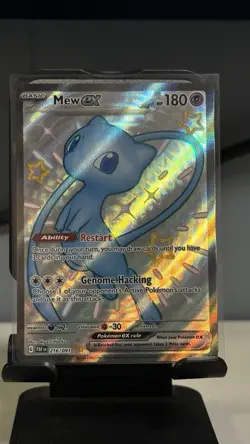 Mew ex 216/091 SV: Paldean Fates Holo - Image 1