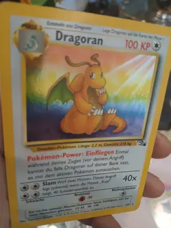 Pokemon TCG German Fossil (Dragonite) Dragoran 4/62 Unlimited Holo Rare - Image 3