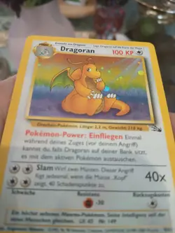Pokemon TCG German Fossil (Dragonite) Dragoran 4/62 Unlimited Holo Rare - Image 4