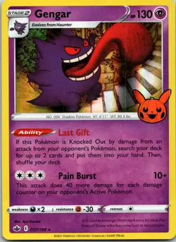 GENGAR 057/198 HOLO P TRICK OR TRADE BOOSTER HOLO - Image 1