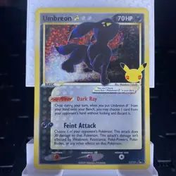 Pokemon TCG Umbreon Gold Star 17/17 Celebrations Classic Collection - Image 3