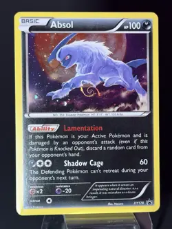 HD SWIRL Pokemon TCG XY Promos #XY178 Absol Cosmos Holo Fart Swirl MP - Image 4