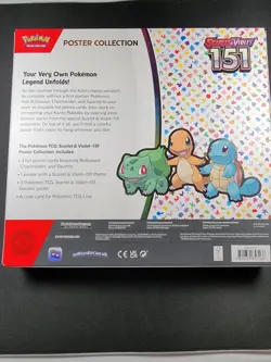 Pokemon TCG Scarlet and Violet 151 Poster Collection Box Sealed, 3 Packs - Image 2
