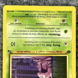 Vintage Pokemon Fossil Grimer 48/62 Common 1st Edition LP - Image 3